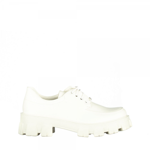 Regan fehér női alkalmi cipő, 4 - Kalapod.hu
