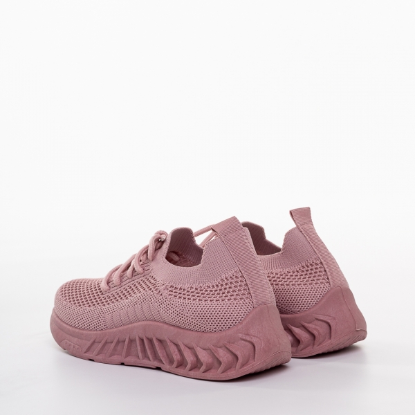 Peyton rózsaszín gyerek sportcipő, textil anyagból készült, 4 - Kalapod.hu
