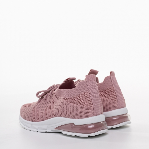 Adeline rózsaszín gyerek sportcipő, textil anyagból készült, 4 - Kalapod.hu