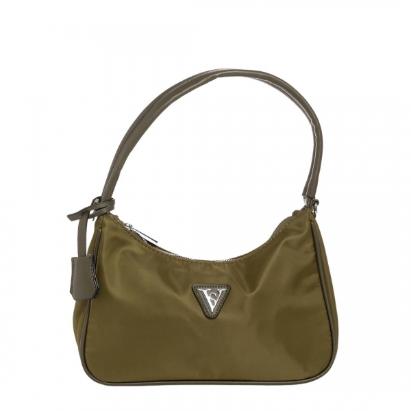Elfreda zöld női táska, textil anyagból készült, 3 - Kalapod.hu