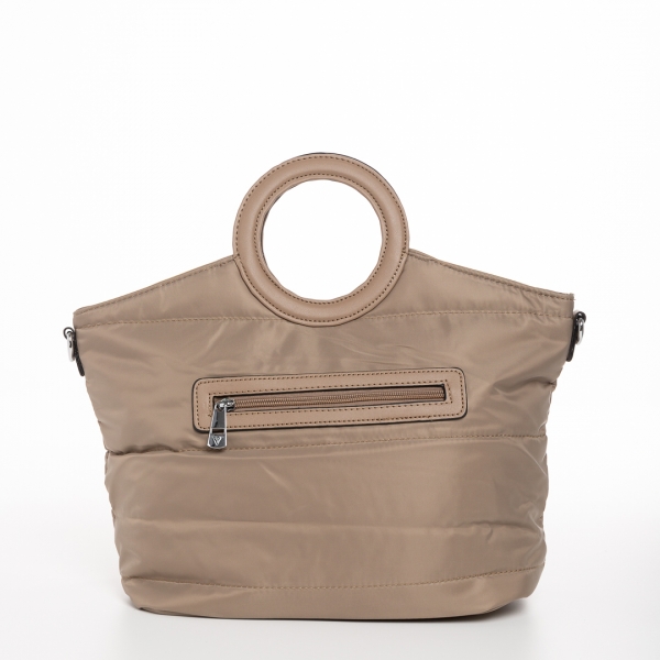 Aluma khaki női táska, textil anyagból készült, 5 - Kalapod.hu