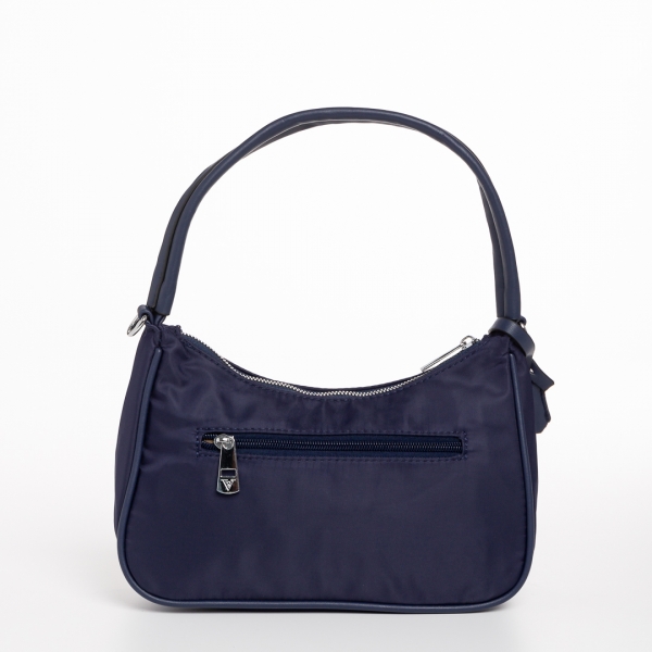 Elfreda kék női táska, textil anyagból készült, 5 - Kalapod.hu