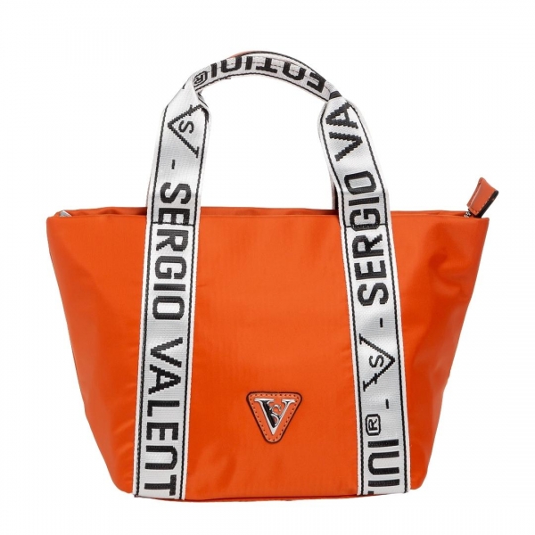 Armandine narancssárga női táska, textil anyagból készült, 3 - Kalapod.hu