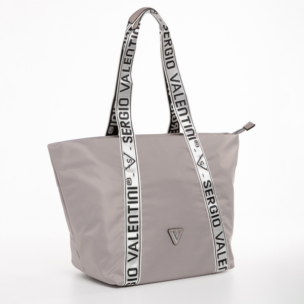 Anelise szürke női táska, textil anyagból készült, 2 - Kalapod.hu