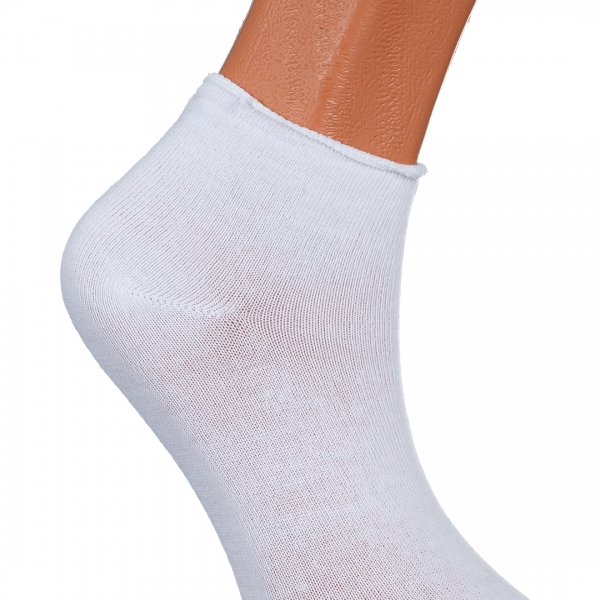 3 darabos fehér női zokni, BD-1011, 4 - Kalapod.hu
