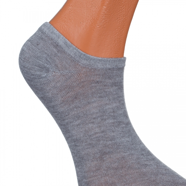3 darabos szürke női zokni, BD-1017, 2 - Kalapod.hu