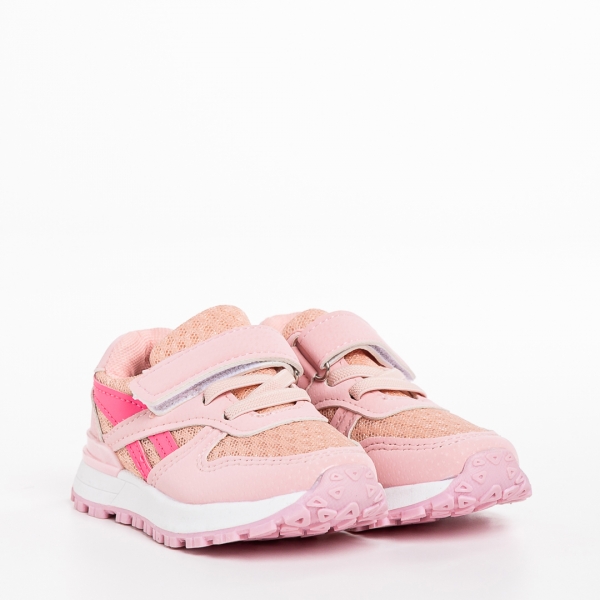 Venetta rózsaszín gyerek sportcipő, textil anyagból készült, 3 - Kalapod.hu