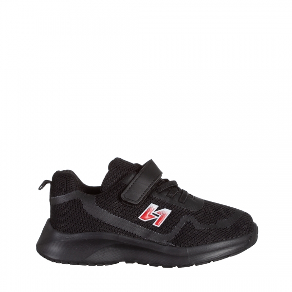 Vanilla fekete gyerek sportcipő, textil anyagból készült - Kalapod.hu