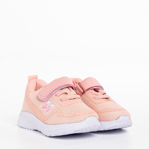 Vanilla rózsaszín gyerek sportcipő, textil anyagból készült, 3 - Kalapod.hu
