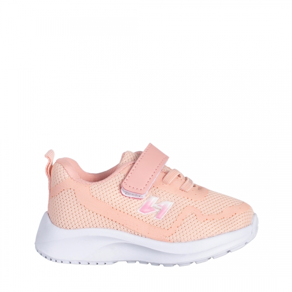 Vanilla rózsaszín gyerek sportcipő, textil anyagból készült, 2 - Kalapod.hu