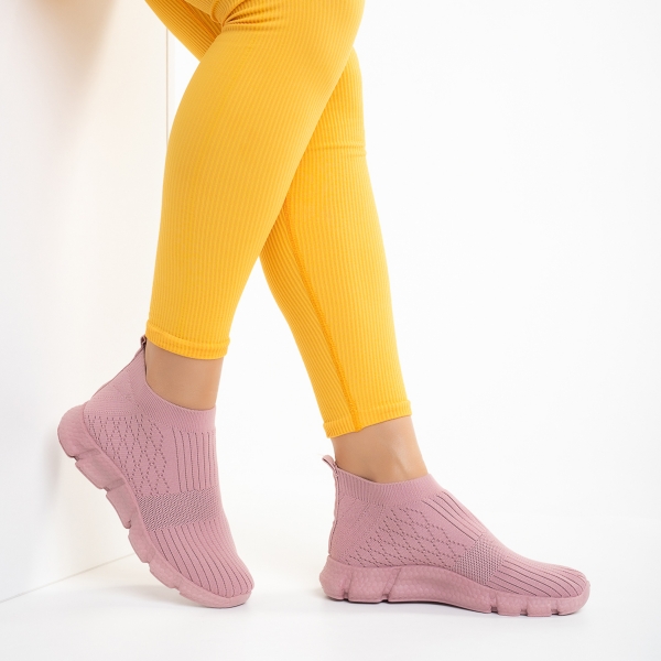 Raina rózsaszín női sportcipő, textil anyagból készült - Kalapod.hu