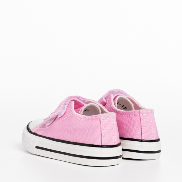 Haku rózsaszín gyerek tornacipő, textil anyagból készült, 4 - Kalapod.hu