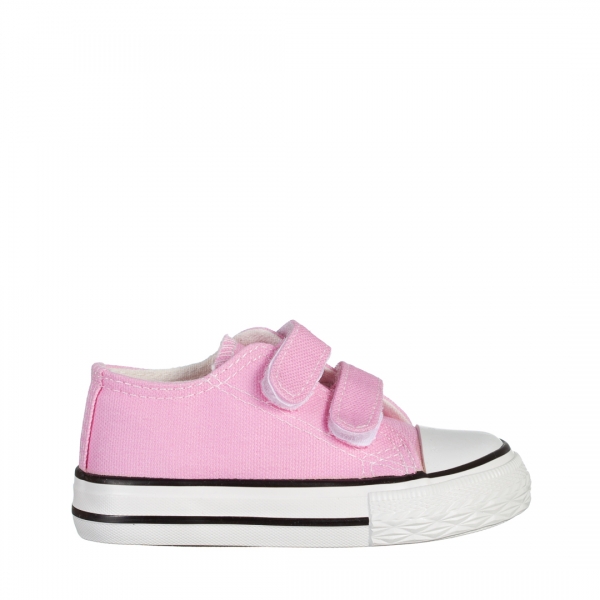 Haku rózsaszín gyerek tornacipő, textil anyagból készült, 2 - Kalapod.hu