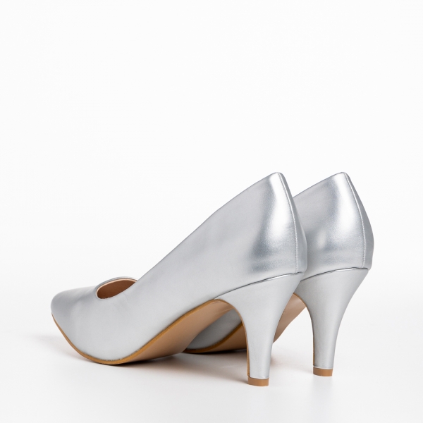Zalma ezüst női cipő, 4 - Kalapod.hu
