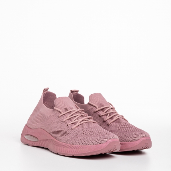 Ricarda rózsaszín női sportcipő, textil anyagból készült - Kalapod.hu
