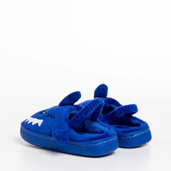 Vanden kék gyerek papucs, textil anyagból készült, 4 - Kalapod.hu