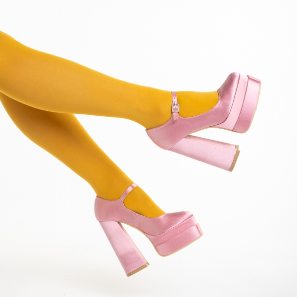Caira rózsaszín női cipő, textil anyagból készült, 6 - Kalapod.hu