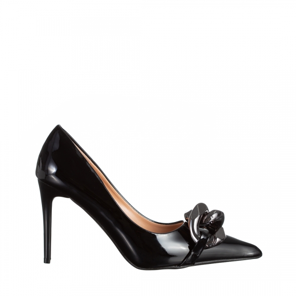 Semina fekete női cipő, 2 - Kalapod.hu