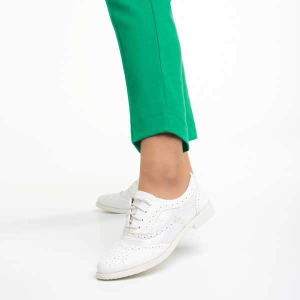 Fadia fehér női cipő, textil anyagból készült, 3 - Kalapod.hu