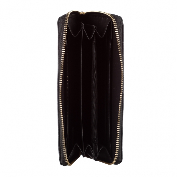 Rayen fekete női pénztárca, textil anyagból készült, 6 - Kalapod.hu