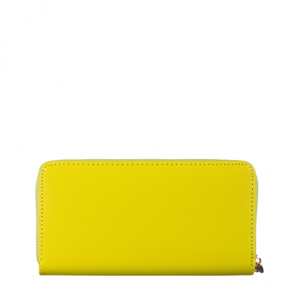 Rayen sárga női pénztárca, textil anyagból készült, 5 - Kalapod.hu