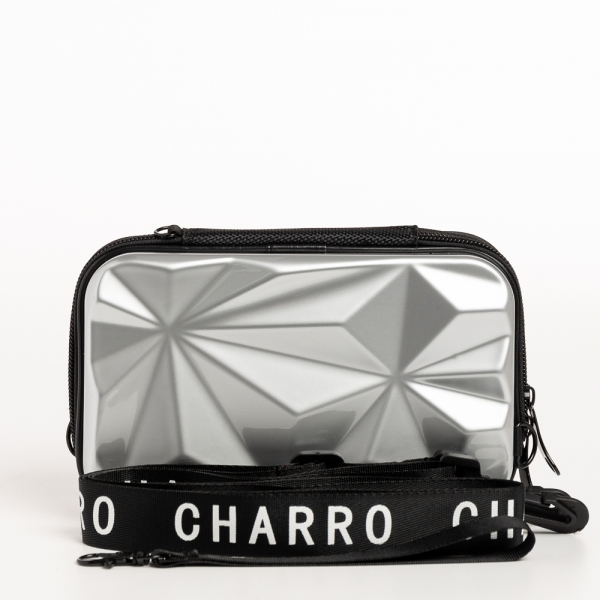 Mirta ezüst női kozmetikus táska, akrilból készült, 6 - Kalapod.hu