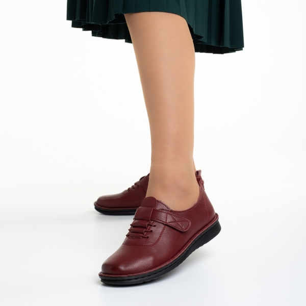 Asmara bordó női cipő, műbőrből készült - Kalapod.hu