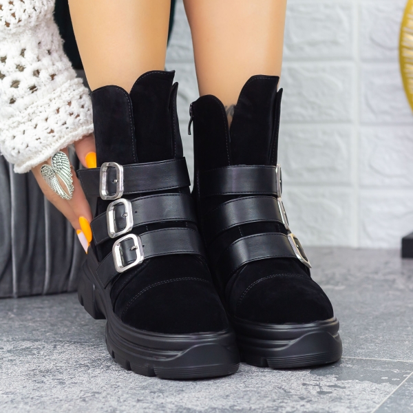 Női bakancs Gabbie Fekete, 2 - Kalapod.hu