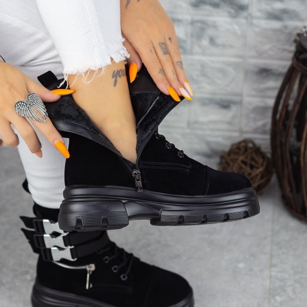 Női bakancs Nuera Fekete, 5 - Kalapod.hu