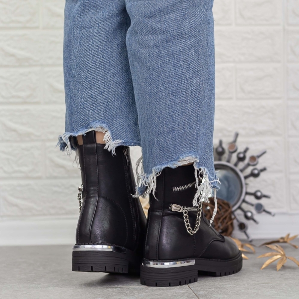 Női bakancs Nathalie Fekete, 5 - Kalapod.hu