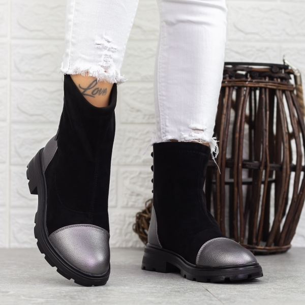 Női bakancs Mihara Fekete-Guncolor, 4 - Kalapod.hu