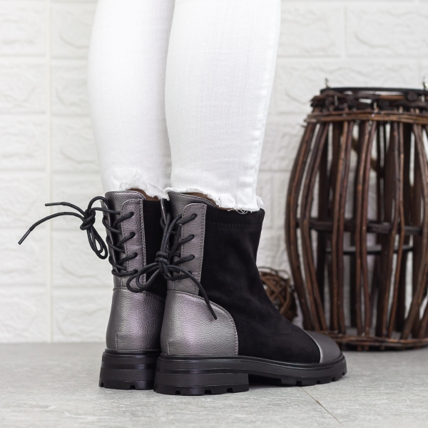 Női bakancs Mihara Fekete-Guncolor, 5 - Kalapod.hu