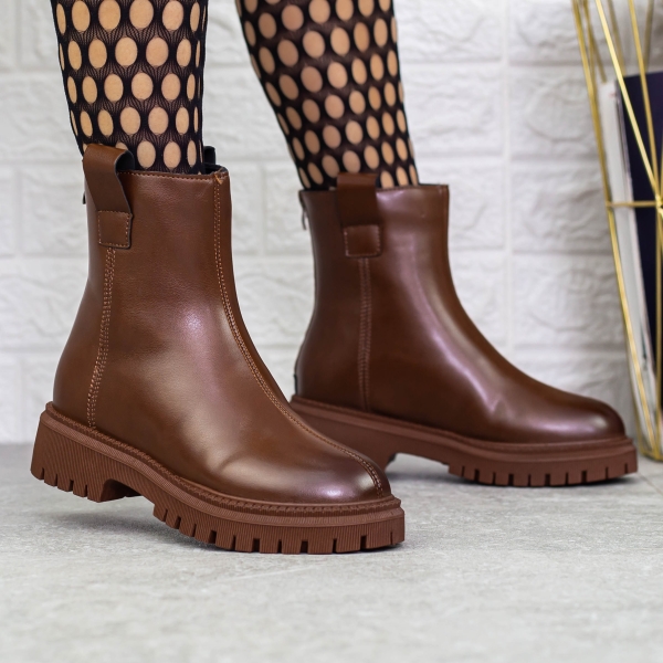 Puha női csizma Mihaera Barna, 2 - Kalapod.hu