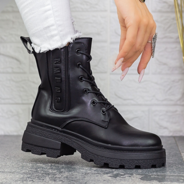 Női bakancs Minami Fekete, 2 - Kalapod.hu