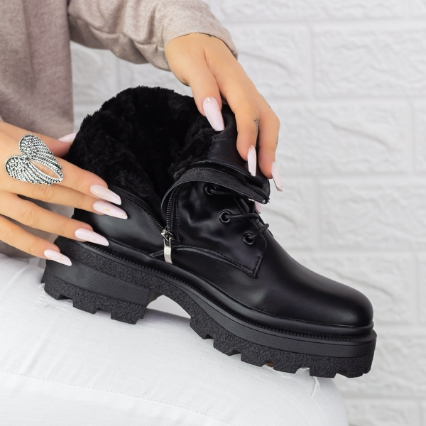 Női bakancs Minami Fekete, 6 - Kalapod.hu