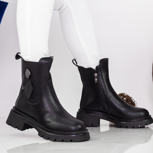 Női platform bakancs Hamiya Fekete - Kalapod.hu