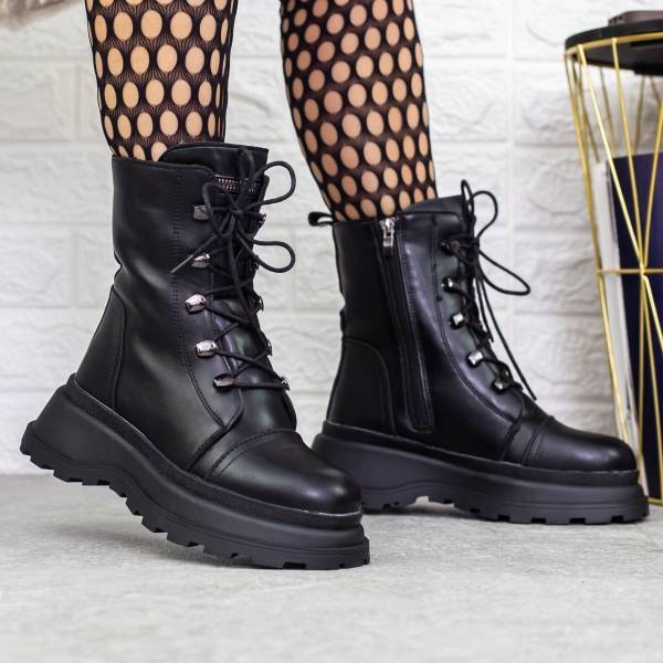 Puha női csizma Kimiha Fekete, 2 - Kalapod.hu