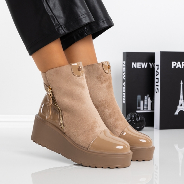 Puha női csizma Ianara Bézs - Kalapod.hu