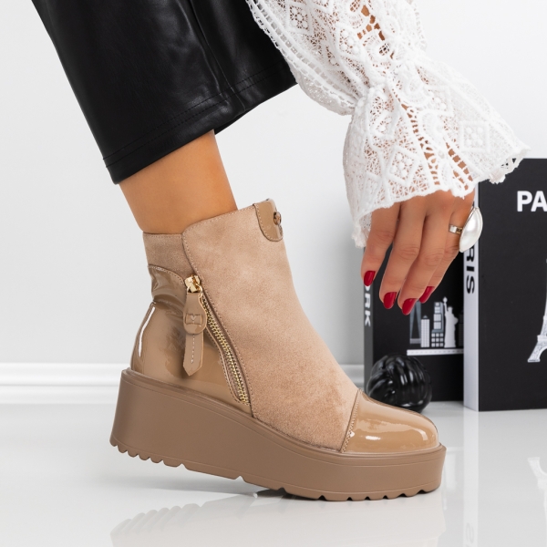 Puha női csizma Ianara Bézs, 2 - Kalapod.hu