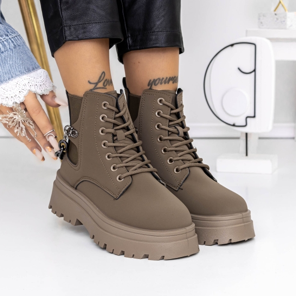 Puha női csizma Oranla Zöld, 2 - Kalapod.hu