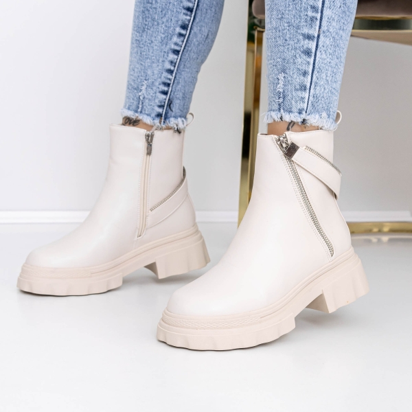 Puha női csizma Agara  Bézs - Kalapod.hu