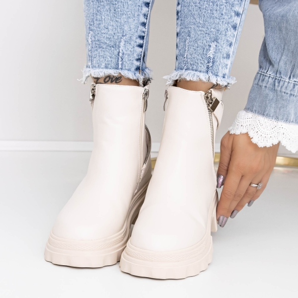 Puha női csizma Agara  Bézs, 2 - Kalapod.hu