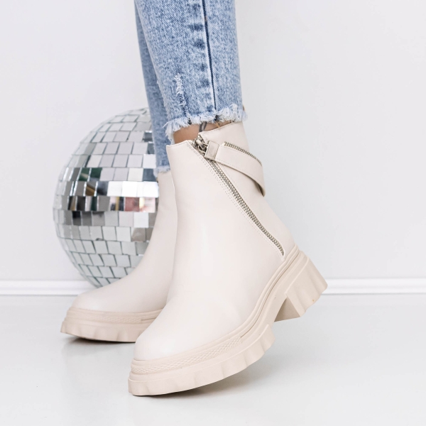 Puha női csizma Agara  Bézs, 3 - Kalapod.hu