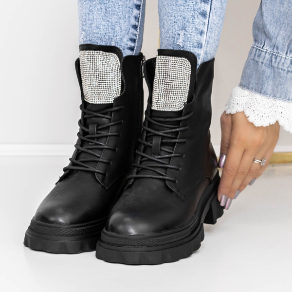 Puha női csizma Adeka Fekete, 2 - Kalapod.hu