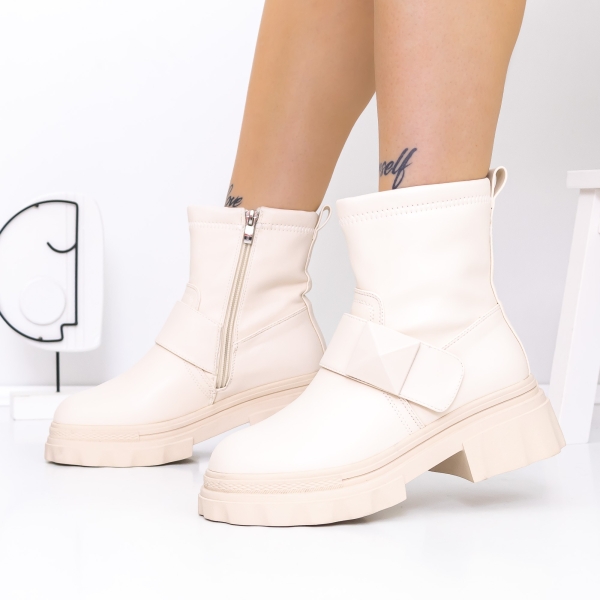 Puha női csizma Adeza Bézs - Kalapod.hu