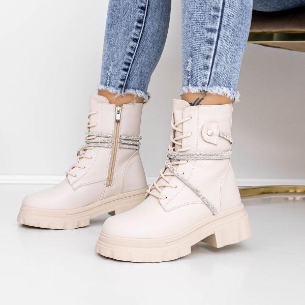 Puha női csizma Ecora  Bézs - Kalapod.hu