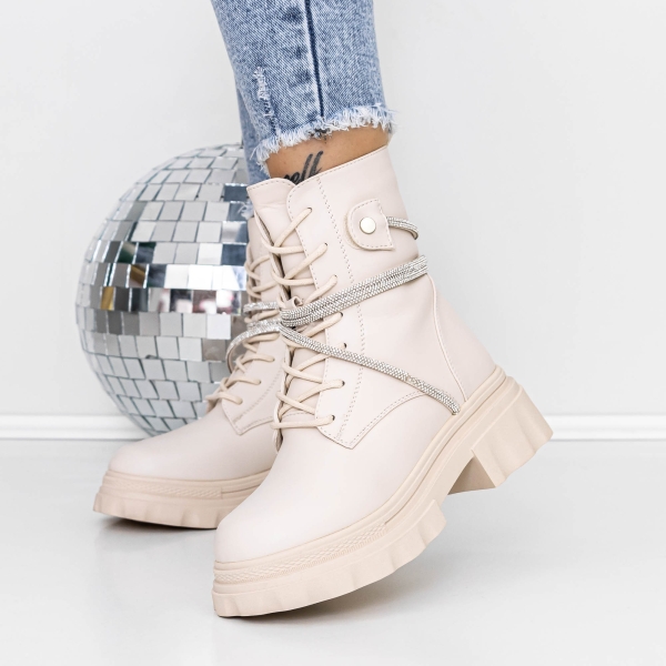 Puha női csizma Ecora  Bézs, 3 - Kalapod.hu