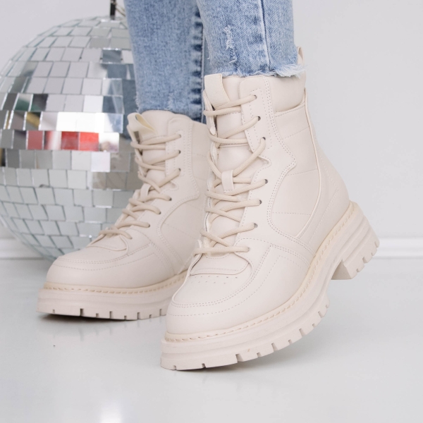 Puha női csizma Natarine Bézs, 3 - Kalapod.hu