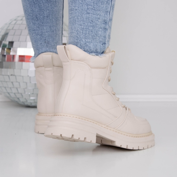 Puha női csizma Natarine Bézs, 4 - Kalapod.hu