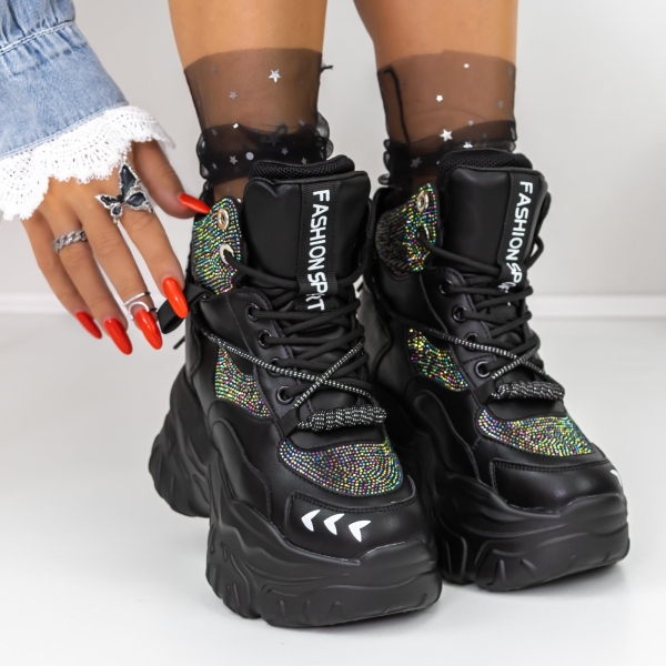 Puha női csizma Ohada Fekete, 2 - Kalapod.hu